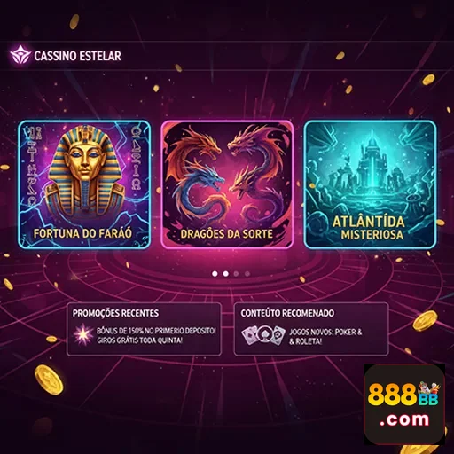 Logo do cassino Estelar VIP do site 888bb, destacando jogos e promoções exclusivas.